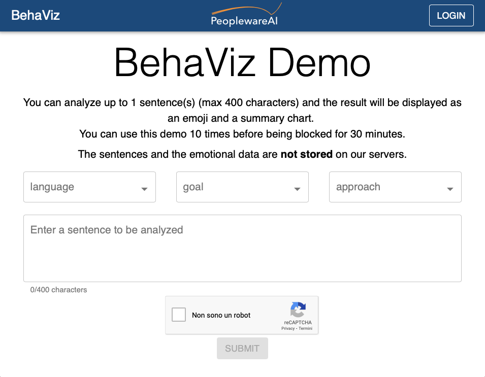 BehaViz demo screenshot